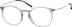 Round Glasses 7808312 in Tranlucent Gray