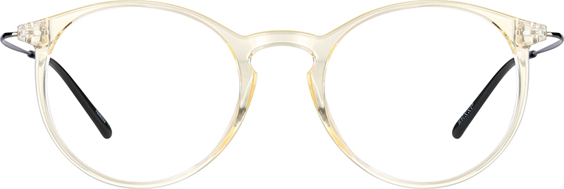 translucent round glasses 7808322