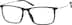 Rectangle Glasses 7808421 in Black