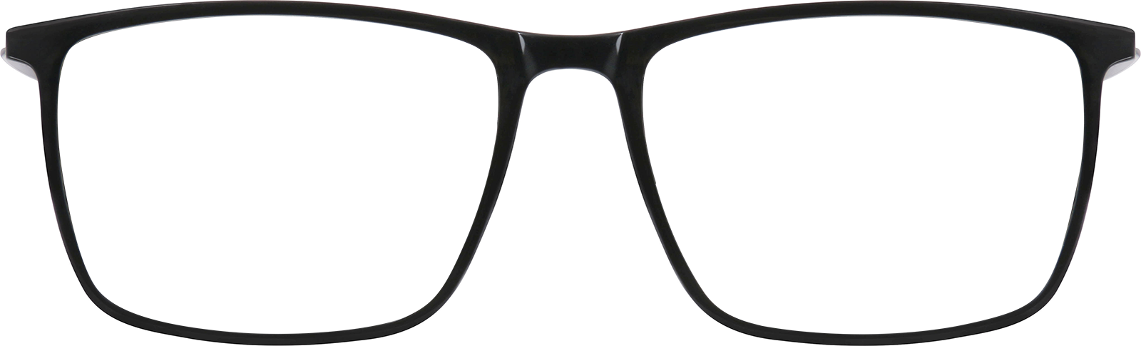 Black Rectangle Glasses #7808421 | Zenni Optical