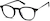 Angle view of Round Glasses 7809221 in Black thumbnail