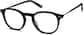 Angle view of Round Glasses 7809221 in Black thumbnail
