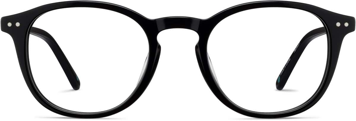Black Round Glasses #7801821