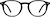 Front view of Round Glasses 7809221 in Black thumbnail