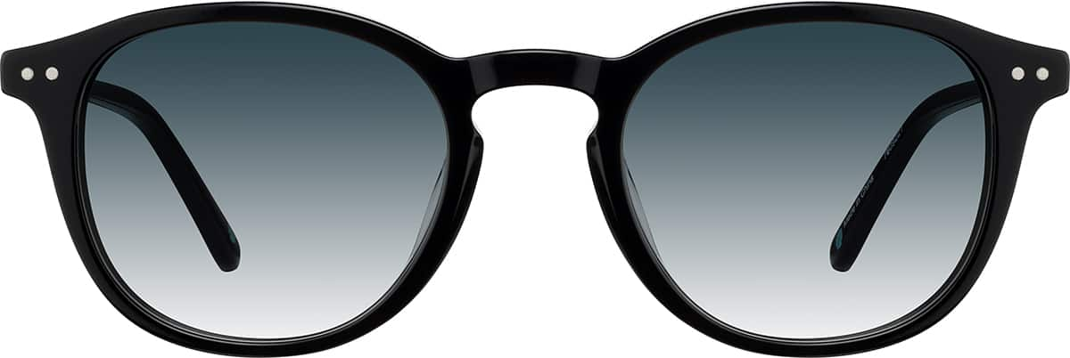 Black Round Glasses #7801821