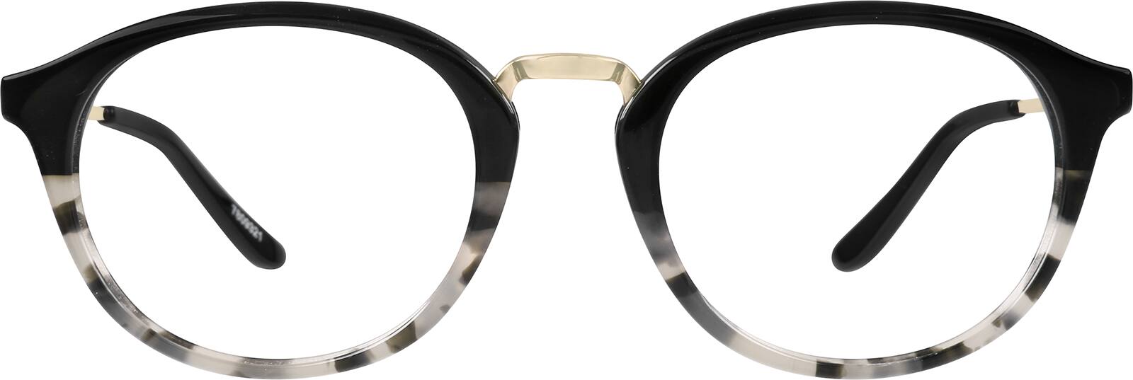 Grey Tortoiseshell Round Glasses #7809321 | Zenni Optical