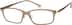 Rectangle Glasses 7809615 in Translucent Brown