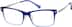 Square Glasses 7809916 in Blue Ombre