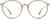 Front view of Round Glasses 7810015 in Brown thumbnail