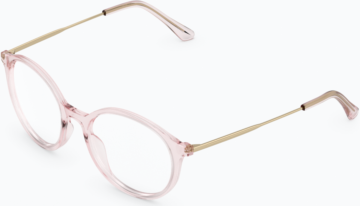 Angle view of Round Glasses 7810017 in Purple thumbnail