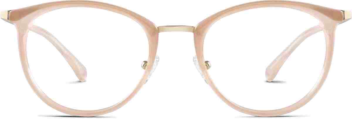 Taupe Round Glasses