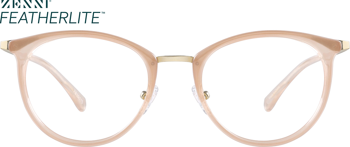 Taupe Round Glasses