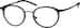 Round Glasses 7810612 in Black