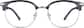 Front view of Browline Glasses 7810712 in Gray thumbnail