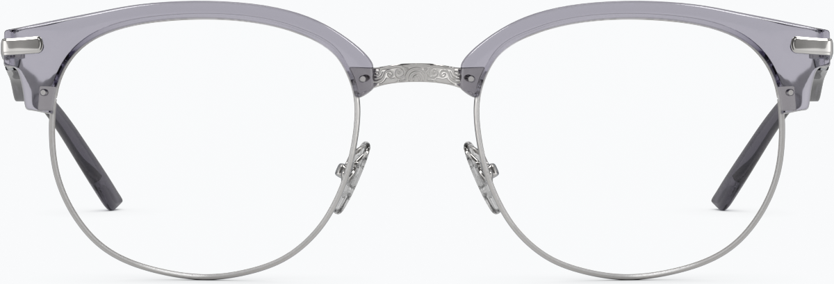 Front view of Browline Glasses 7810712 in Gray thumbnail