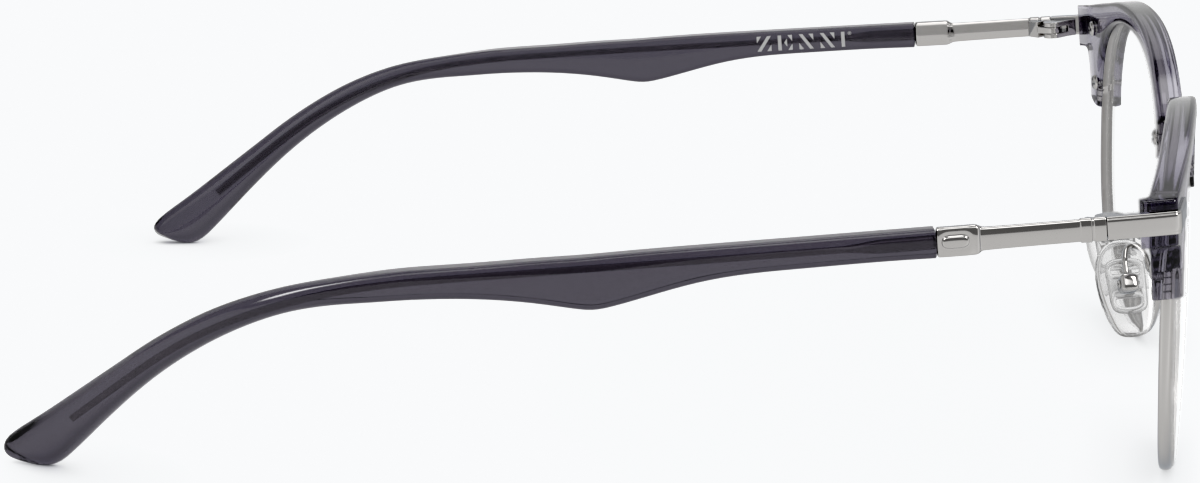 Side view of Browline Glasses 7810712 in Gray thumbnail