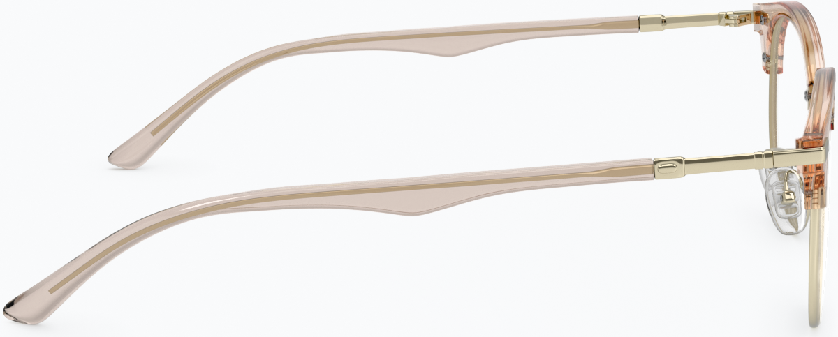 Side view of Browline Glasses 7810715 in Brown thumbnail