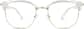 Front view of Browline Glasses 7810723 in Clear thumbnail