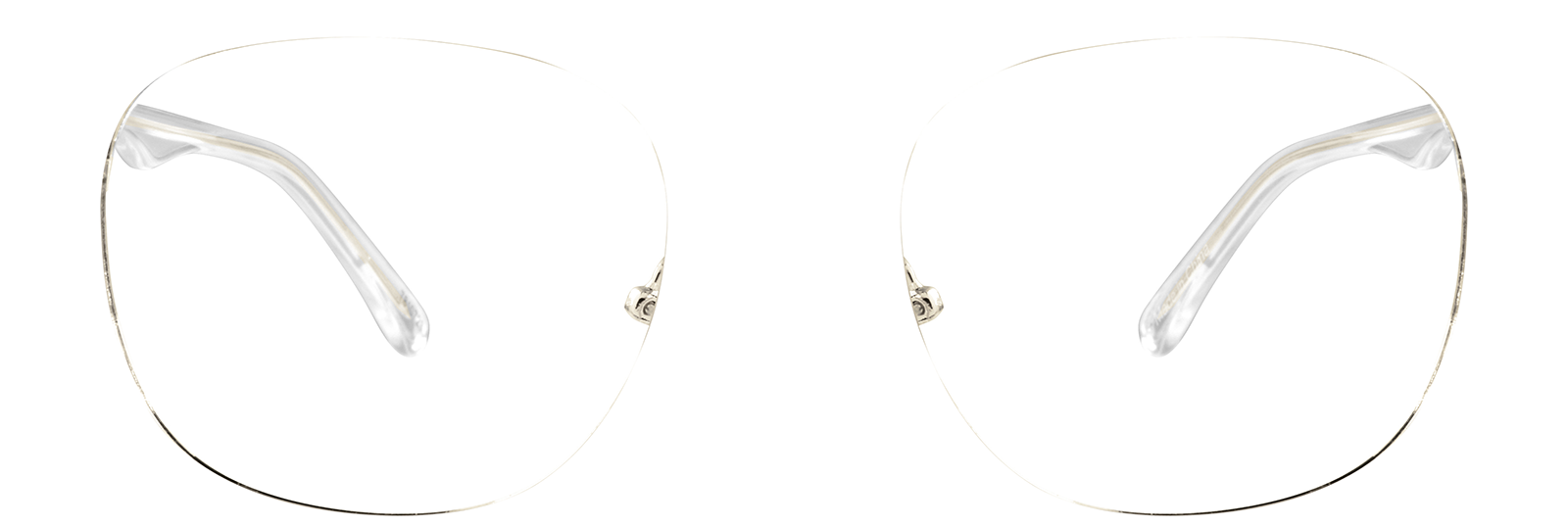 Clear Browline Glasses #7810723 | Zenni Optical