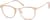 Angle view of Square Glasses 7811115 in Cream thumbnail