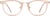 Front view of Square Glasses 7811115 in Cream thumbnail