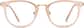 Front view of Square Glasses 7811115 in Cream thumbnail