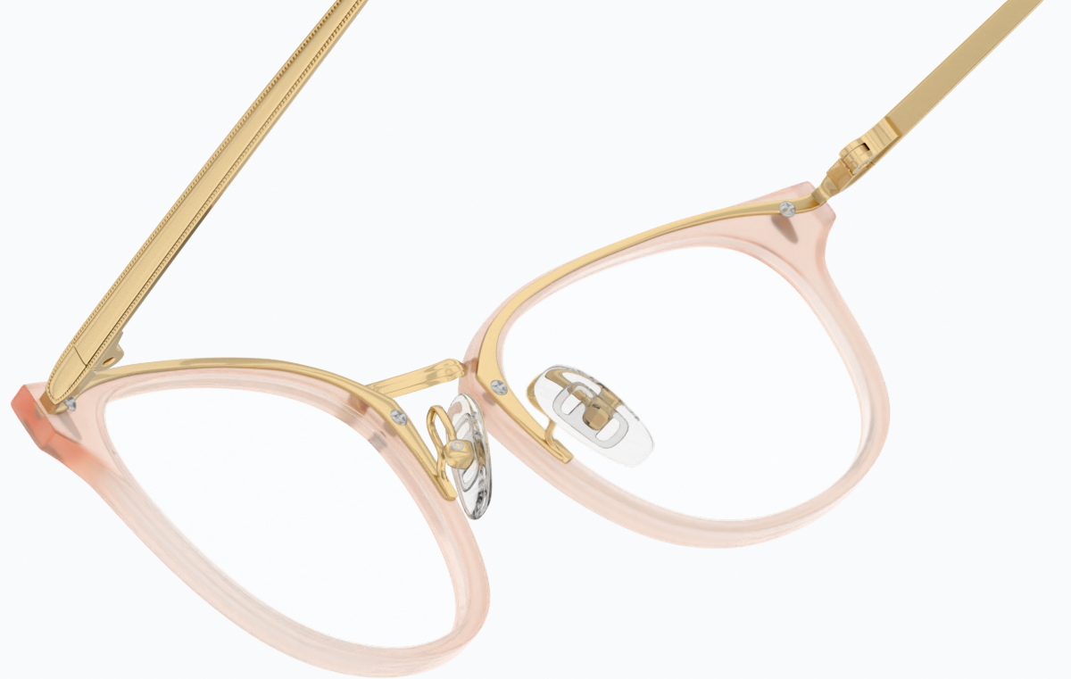 See-through view of Square Glasses 7811115 in Cream thumbnail