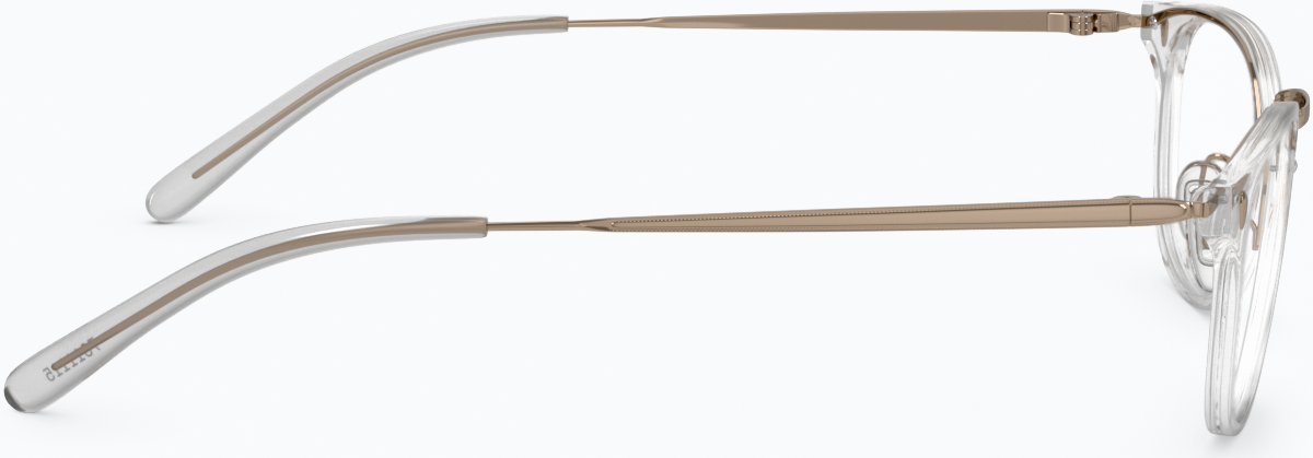 Side view of Square Glasses 7811123 in Clear thumbnail