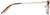 Side view of Square Glasses 7811124 in Brown thumbnail