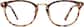 Front view of Square Glasses 7811125 in Tortoiseshell thumbnail