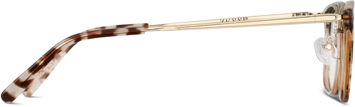 Side view of Square Glasses 7811125 in Tortoiseshell