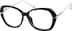 Cat-Eye Glasses 7811621 in Black