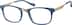 Senita Rectangle Glasses 7811716 in Denim