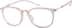 Square Glasses 7811819 in Blush