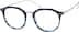 Juniper Round Glasses 7811916 in Azurite