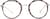 Front view of Round Glasses 7812215 in Brown thumbnail
