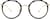 Front view of Round Glasses 7812221 in Black thumbnail