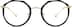 Round Glasses 7812221 in Black