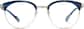 Front view of Browline Glasses 7812316 in Moss thumbnail