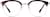 Front view of Browline Glasses 7812317 in Berry thumbnail
