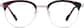 Front view of Browline Glasses 7812317 in Berry thumbnail