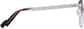 Side view of Browline Glasses 7812317 in Berry thumbnail