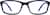 Front view of Kids' Rectangle Glasses 7812416 in Blue thumbnail