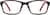 Front view of Kids' Rectangle Glasses 7812418 in Black/Red thumbnail