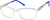Angle view of Kids' Rectangle Glasses 7812423 in Clear thumbnail