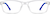 Front view of Kids' Rectangle Glasses 7812423 in Clear thumbnail