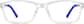 Front view of Kids' Rectangle Glasses 7812423 in Clear thumbnail