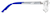 Side view of Kids' Rectangle Glasses 7812423 in Clear thumbnail