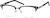 Angle view of Browline Glasses 7812512 in Gray thumbnail