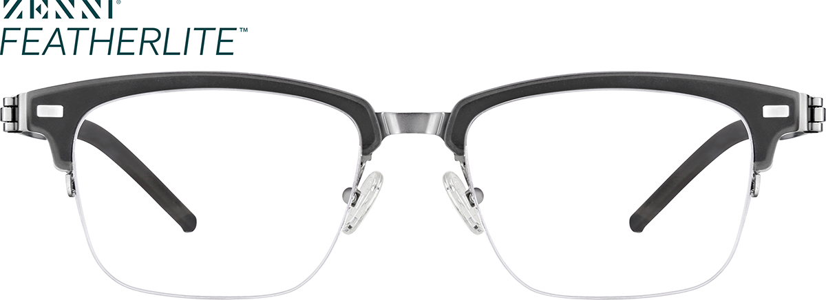 Gray Browline Glasses
